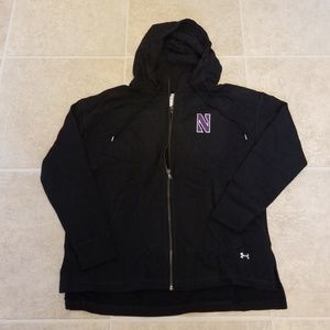 Northwestern University Under Armour zip up hoodie